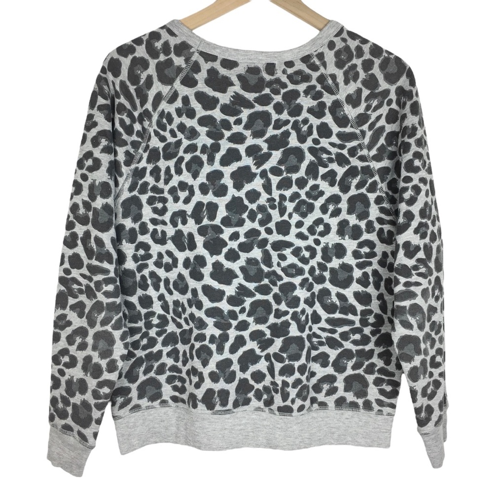 GRAYSON THREADS Sweatshirt Pullover Leopard Animal Print Loungewear Size Small - Picture 3 of 9